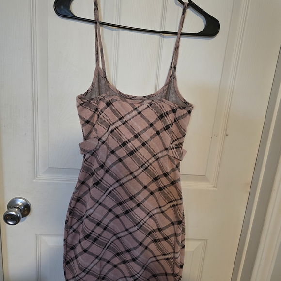 Rue21 Pink Plaid Mini Dress - Picture 3 of 3